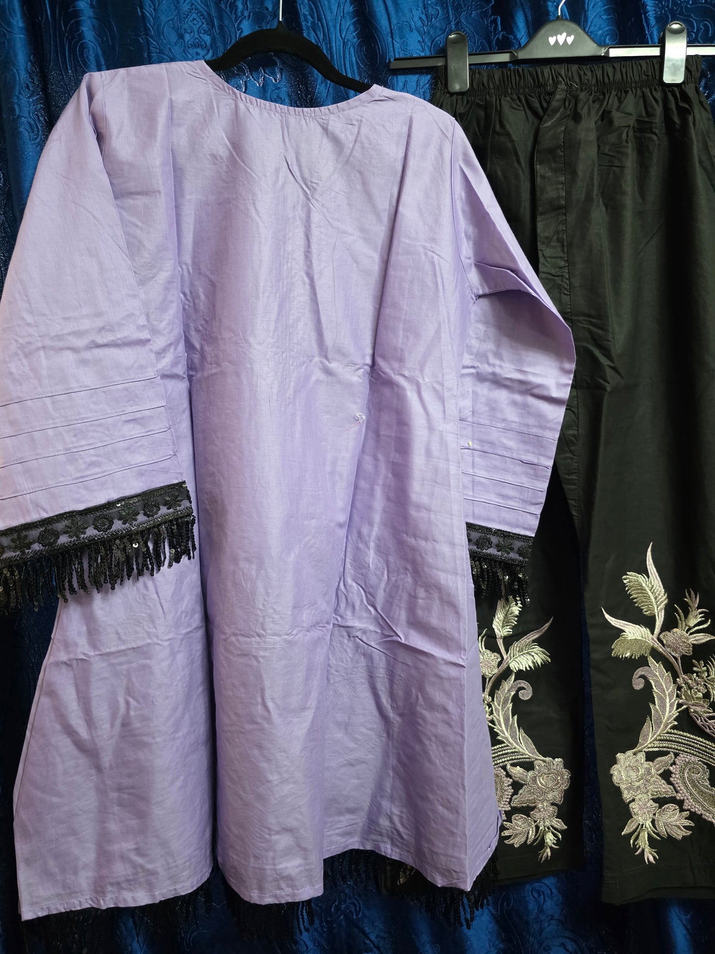 Elegant Frock design Kurta set, cotton