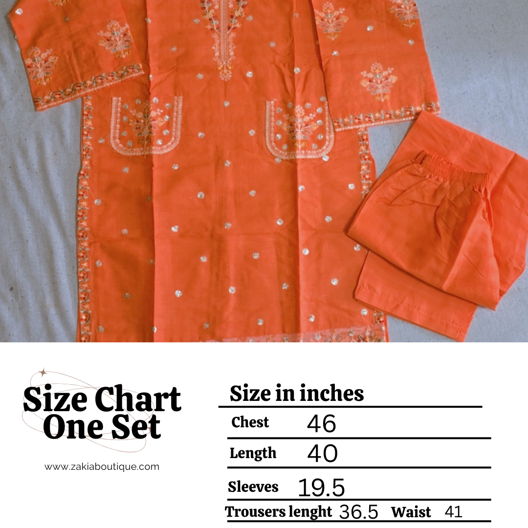 2pc Coord asian set, cotton