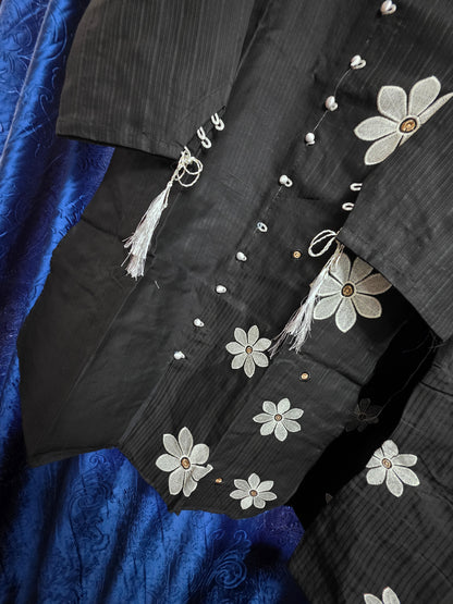 2pc Elegant sleeve string detail, coord set