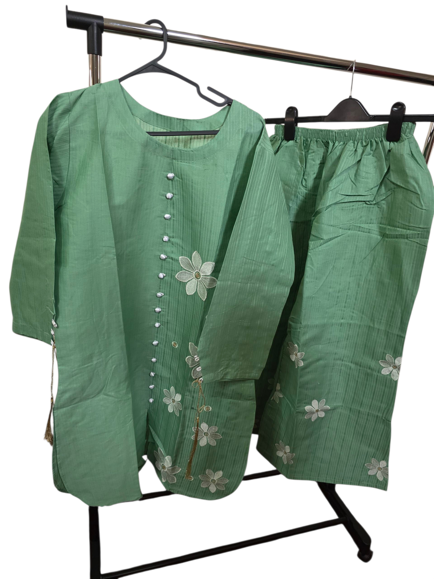 2pc Elegant sleeve string detail, coord set