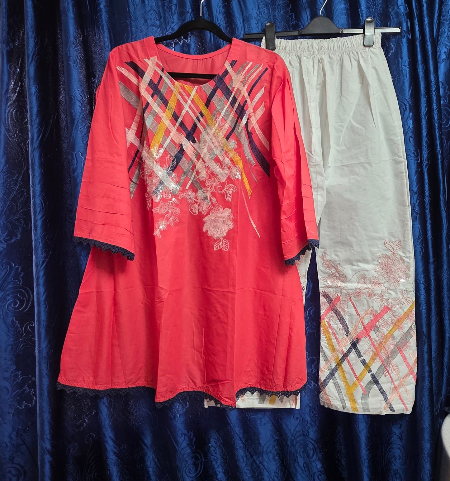 Frock style 2pc Elegant coord set