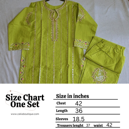 Elegant 2pc coord set, cottom