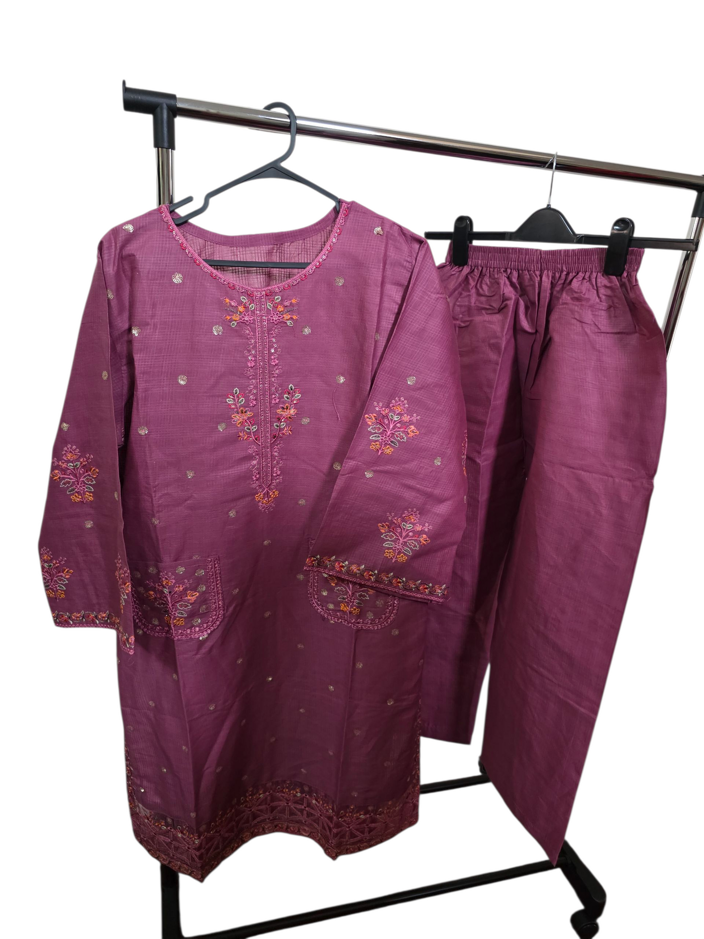 2pc Coord asian set, cotton