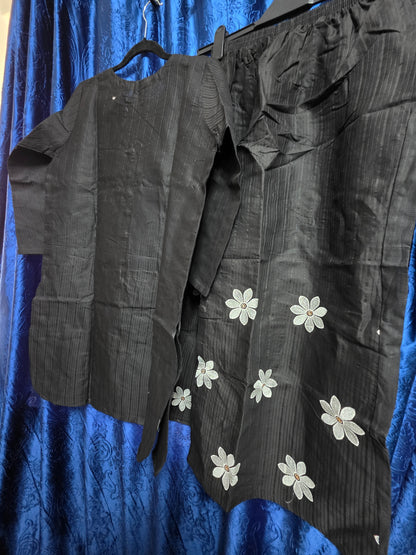 2pc Elegant sleeve string detail, coord set